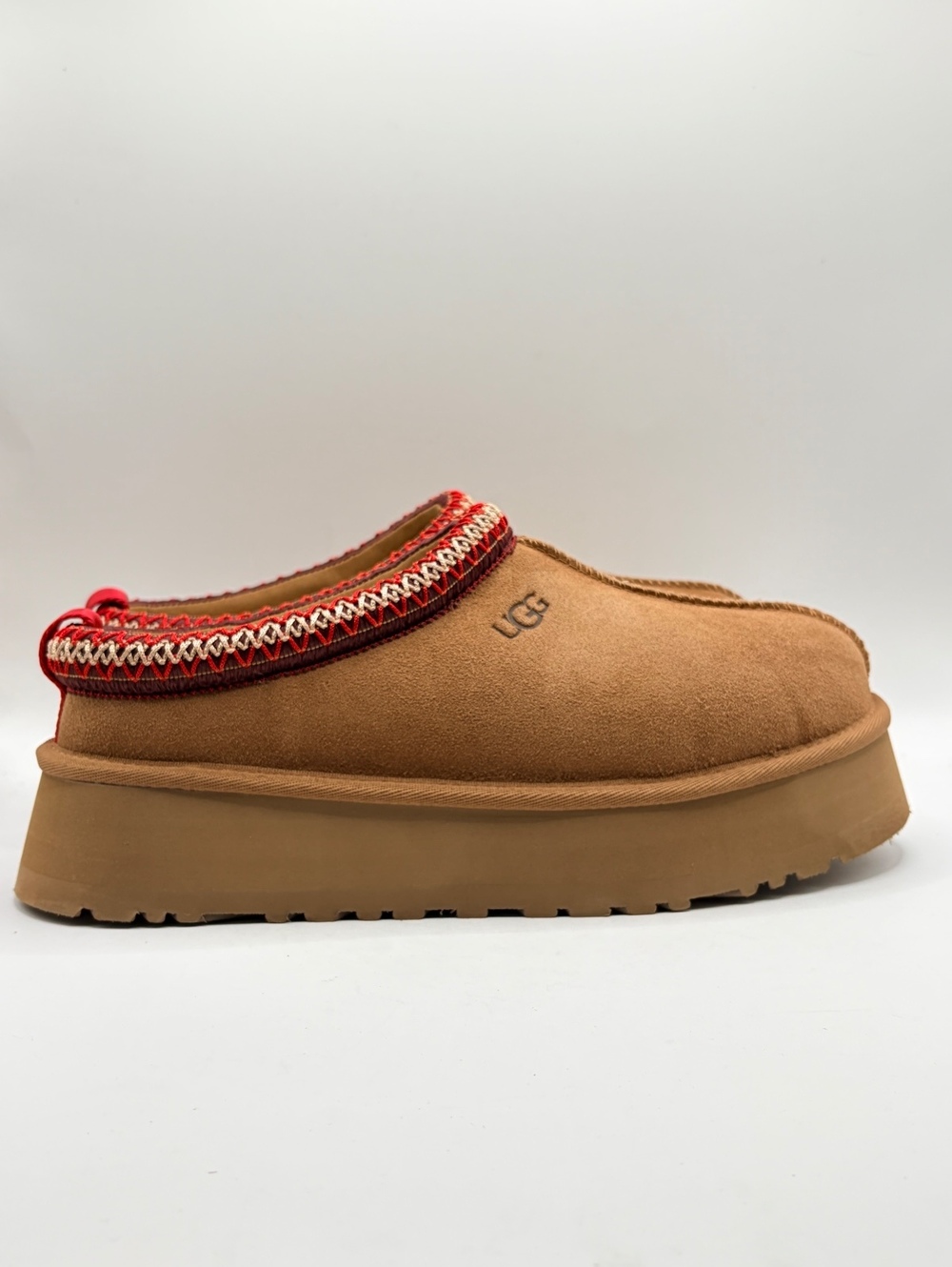 UGG Tazz II Women's Platform Slippers Chestnut 1174471 Size 9 New